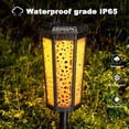 thumbnail image 3 of 2PCS Solar Pathway Lights Outdoor, Durable Waterproof Decor, Solar Powered Brighter Illumination Effortless Installation for Patio Landscape, 3 of 7