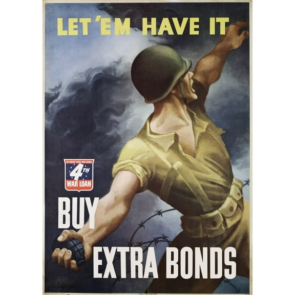 World War Ii War Bonds Poster History (18 x 24)