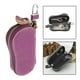 thumbnail image 3 of Funda para llavero de piel de vaca con cremallera para llaves de coche Púrpura, 3 of 9