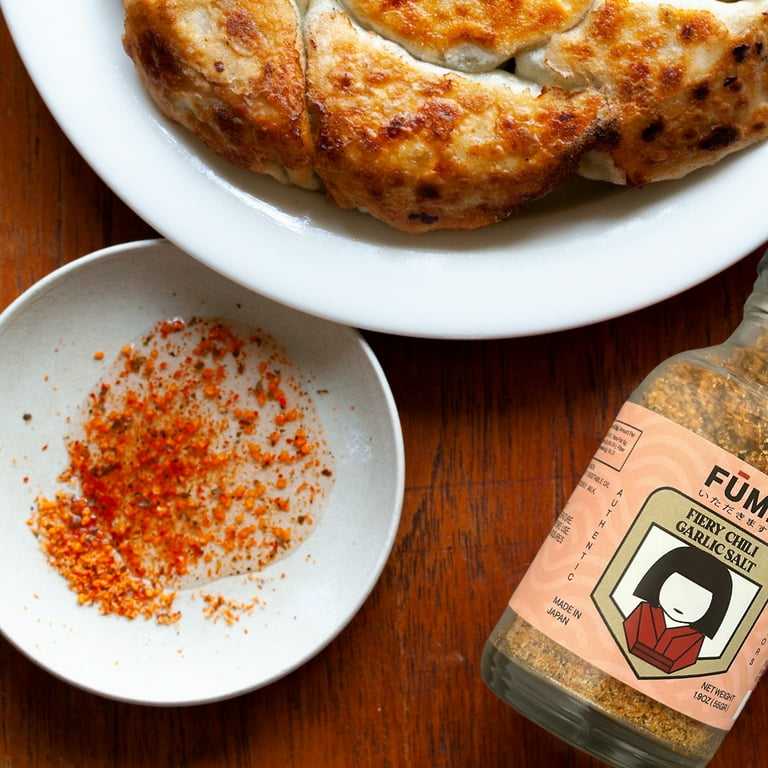 FŪMI Spicy Chili Garlic Salt - Umami Blend of Crispy Garlic, Hot
