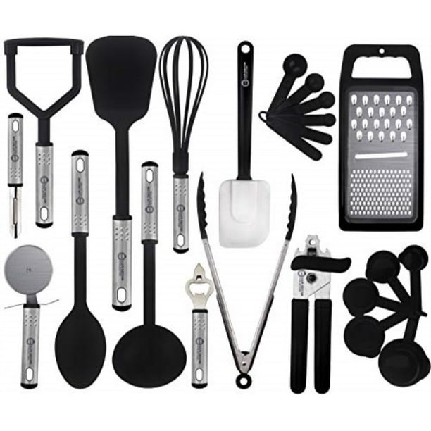 cooking utensils set 23 pieces nylon kitchen utensils/gadgets