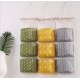 thumbnail image 1 of Bolsas de almacenamiento de 3 puertas, organizador de almacenamiento de pared multifuncional para colgar con 3 bolsillos, organizador de pared, estante de pared para baño (verde, amarillo, gris) Sincero Electrónica, 1 of 5