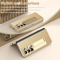 thumbnail image 6 of for Samsung Galaxy Z Fold 5 Case with S Pen, Z Fold 5 Case+Stylus Pen with Pen Holder+Tempered Glass Screen Protector+All-Inclusive Leather Case for Samsung Galaxy Z Fold 5 (Gold), 6 of 14