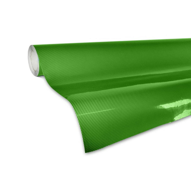 VViViD Lime Green Gloss Vinyl Roll Car Wrap with Air Release ( 60