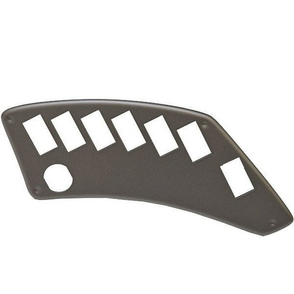Stratos Boat Blank Switch Panel 7KE489 | Charcoal 10 1/8 x 8 1/2 Inch