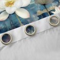thumbnail image 4 of Manfei Rustic Lotus Curtains Pack of 2 (42x84 Each),Natural Scenery Curtains Blackout,Wild Flowers Bedroom Curtains For Girls Kids,Ultra Soft Home Decor, 4 of 6