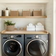 thumbnail image 3 of Kaboon Washer Dryer Countertop with Edge Rails, 27.5" x 54", Light Walnut, 3 of 7