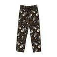 thumbnail image 2 of Fotbe Pirate Skulls Men's Pajama Pants,Sleepwear Pants,Pj Bottoms Drawstring And Pockets-Small, 2 of 7