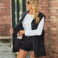 thumbnail image 4 of XBASW Women's Denim Vest Oversized Casual Waistcoat Classic Button Jeans Sleeveless Jacket for Spring Summer XS- XL, 4 of 12