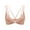 Beige, variant on Lixiuxyad Womens Sports Bra Pack Women's Triangle Bralette Comfort Full Coverage Bra Front Close Deep V Seamless Wireless Adjustable Bras