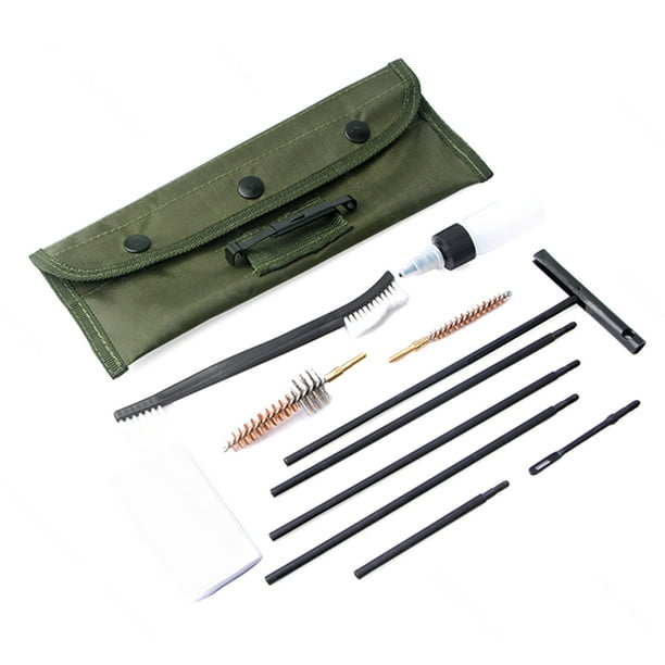 Juego De Kit De Limpieza De Pistola De De 22 Cal, Varillas De Metal, Cepillo De Latón, Eliminación De óxido, Tubería Limpia Con Cepillo, Para Eliminación De óxido