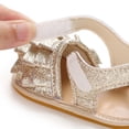 thumbnail image 6 of Uccdo Newborn Baby Girls Sequins Sandals Infants Prewalker First Walkers Flats Shoes 0-18M, 6 of 8