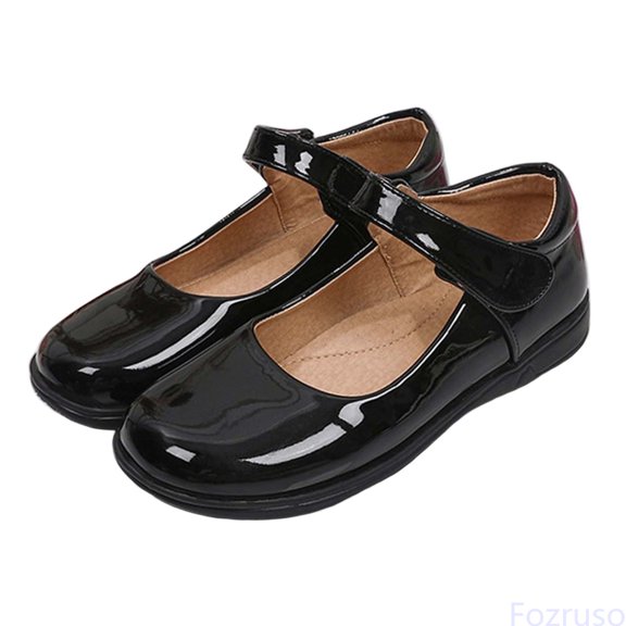 Fozruso Girls Sandals For Everyday Wear Performance Casual Shoes Comfortable Dress Shoes For Kids Ages 5 12 With Dresses Summer Footwear,Sizes 11.5 Big Kid 26(Black)