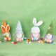 thumbnail image 4 of Pascua sin rostro enano decoración ornamento conejo muñeca de peluche figuras de gnomo con huevo zanahoria mesa centro de mesa decoración para fiesta navideña, 4 of 5