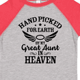 thumbnail image 4 of Inktastic Handpicked for Earth by My Great Aunt in Heaven Boys or Girls Toddler T-Shirt, 4 of 5