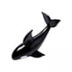 thumbnail image 1 of Estatua de escritorio,Escaparate de modelo de figura de ballena de vidrio soplado a mano,Adorno de estatua de animal Artesanías hechas a mano para niños,Escultura de ballena de vidrio Regalo, 1 of 8
