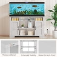 thumbnail image 6 of AesthLife 55-75 Gallon Fish Tank Stand, Heavy Duty Aquarium Stand with Power Outlet, 1000LBS Wood Fish Tank Cabinet with Storage Suitable for Turtle Tank, Reptile Terrarium, for Home Office, 6 of 9