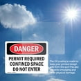 thumbnail image 6 of (2 Pack) Permit Required Confined Space Do Not Enter OSHA Danger Sign, 6 of 7