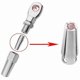 thumbnail image 5 of 2Pcs Marine Grade 316 Stainless Steel Swageless Eye Terminal Wire Cable Rope Diy Fitting Rigging Har., 5 of 5