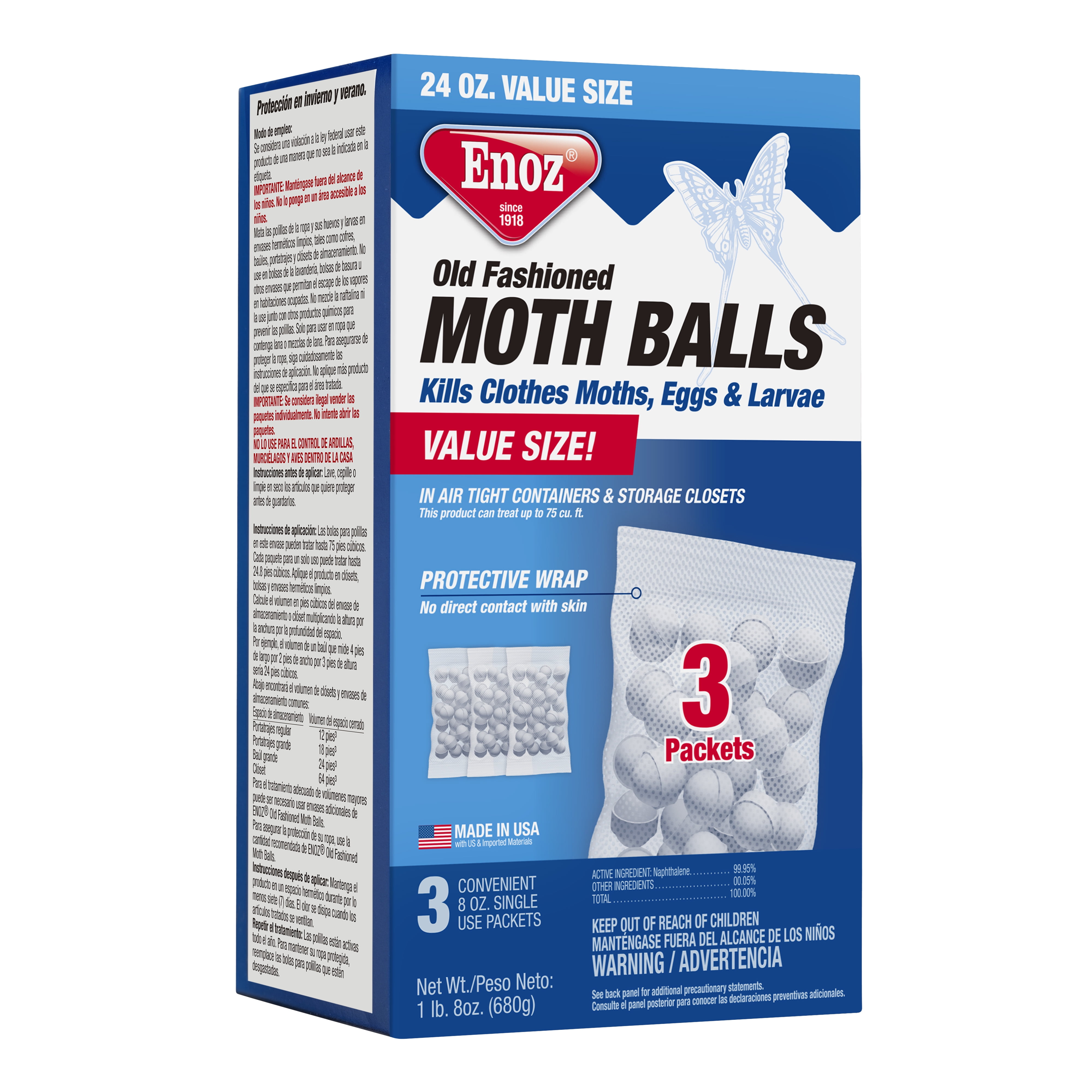 Moth Balls, 2 Pk
