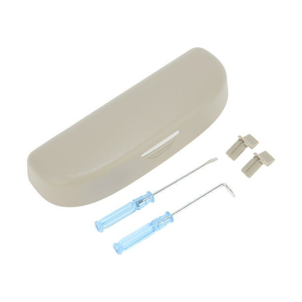 Estuche para gafas de sol de automóvil Unique Bargains para Ford Puma MK2 ST Line X 2020-2025, soporte para gafas de sol ABS beige, 1 juego