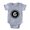 Heather Grey, variant on CafePress - Monogram Medallion 6 - Cute Infant Baby Football Bodysuit