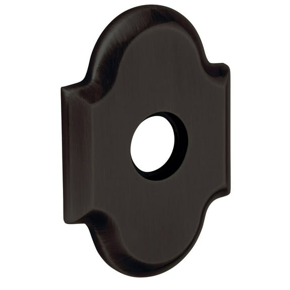 Baldwin R030102PS 3.95 in. Arch Passage Rosette, Oil-Rubbed Bronze