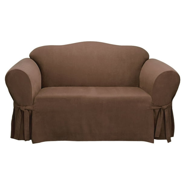 Sure Fit Soft Suede 1pc Sofa Slipcover