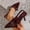 Wine, variant on PiGOGI Women's Cute High Heel Sandals Pointed Toe Closed Toe Slingback Patent Leather Adjustable Strap Plus Size Black 38