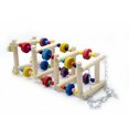 thumbnail image 3 of 2 / Piece Parrot Bird Toy Escalera de Beads Columpio Perch Bird Playound Stand, 3 of 9