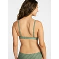 thumbnail image 3 of Time and Tru Women's Collections V Neck Bralette Bikini Top, Sizes XS-XL, 3 of 5