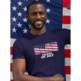thumbnail image 2 of Fourth Of July American Flag T-Shirt Men -Image by Shutterstock, Male Small, 2 of 4