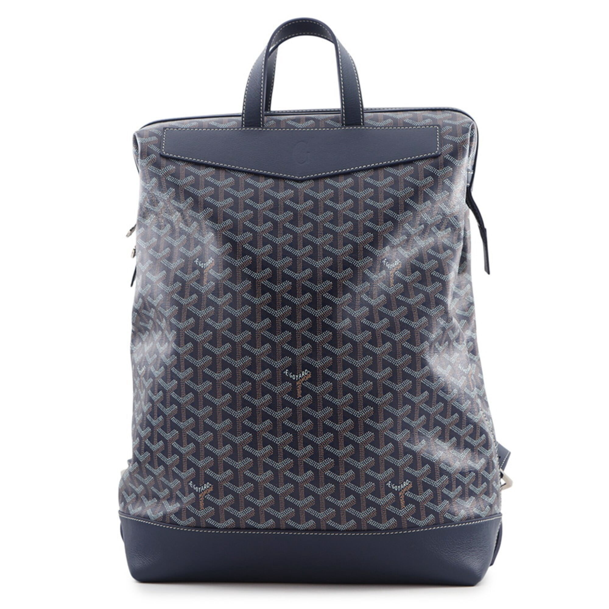 Goyard Backpack Sisalpan Herringbone Goyard Green Cisalpin Backpack | CISALPMMLTY09CL09P main image 3