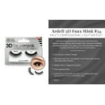 thumbnail image 5 of Ardell 3d Faux Mink Lashes 854, Black False Eyelashes, 4 Pairs, 5 of 5