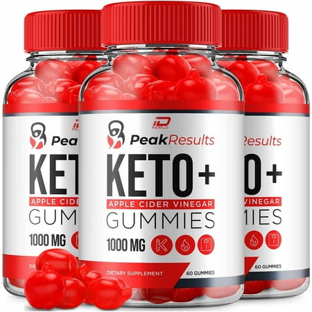 Peak Results Keto ACV Gummies Supplement – PeakResults Apple Cider Vinegar 1000MG, Reviews, 3 Pack, 180 Gummies