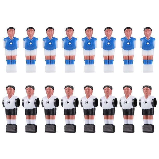BRIGHTFUFU 16pcs jugadores de foosball resistente al desgaste encantadores chicos de futbolistas reemplazables futbolistas