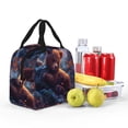 thumbnail image 4 of Disketp Lazy Stone Bear Lunch Bag for Women Men, Leakproof Thermal Cooler Sack Food Handbags Case High Capacity forTravel Work School Picnic, 4 of 5
