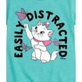 thumbnail image 3 of Disney - The Aristocats - Easily Distracted - Girls Fitted Short Sleeve Graphic T-Shirt, 3 of 5