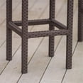 thumbnail image 5 of Afuera Living Outdoor Brown Wicker Backless Bar Stool (Set of 2), 5 of 6