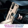 thumbnail image 6 of Samsung Galaxy S21+ 5G Case, Dteck Hybrid Rugged Shockproof Case with 360 Degree Rotation Ring Holder Finger Kickstand for Samsung Galaxy S21+ / S21 Plus,Gold, 6 of 8