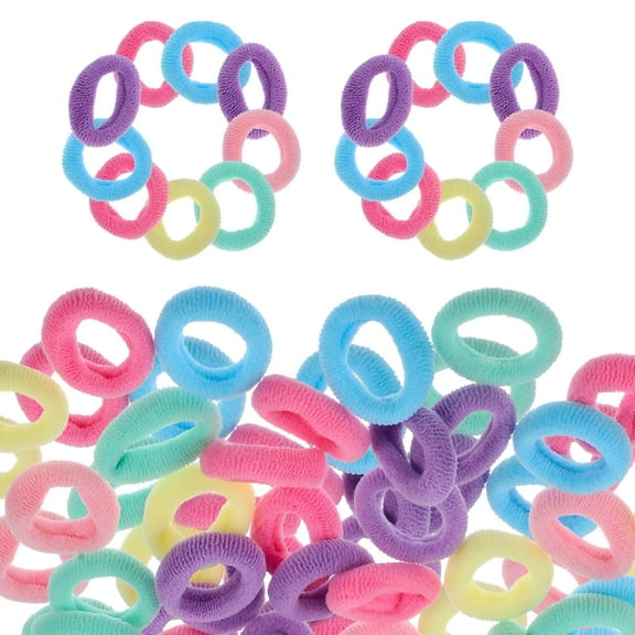 VANIDO 80 Pcs Children's Hair Tie Toddler Ties Infant Rubber Bands for Girls Accessories Baby Ribbons