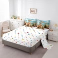 thumbnail image 5 of Homewish Animal Cat 7-Piece Bedding Comforter Set For Teens Boys Girls,Music Guitar King Bedding Sets,Botanical Flower Cactus Ultra Soft Bed Sheets,Breathable Home Decor,Reversible, 5 of 8