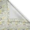 thumbnail image 6 of Ambesonne Vintage Grommet Curtain, Farm Florals Swirl, 50" x 63", Charcoal Grey Marigold, 6 of 6
