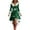 #04, variant on Busydd Dresses for Women Trendy Holiday Print Christmas Party Dress Fuzzy Collar V Neck Long Sleeve Dress for Women Christmas Outfits for Women S