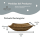 thumbnail image 2 of Lavabo Marmol Ovalin Rectangular Minimalista Moderno 36x28x11 Onyx&Co. Lavabo Pañuelo Rectangular Pequeño, 2 of 7
