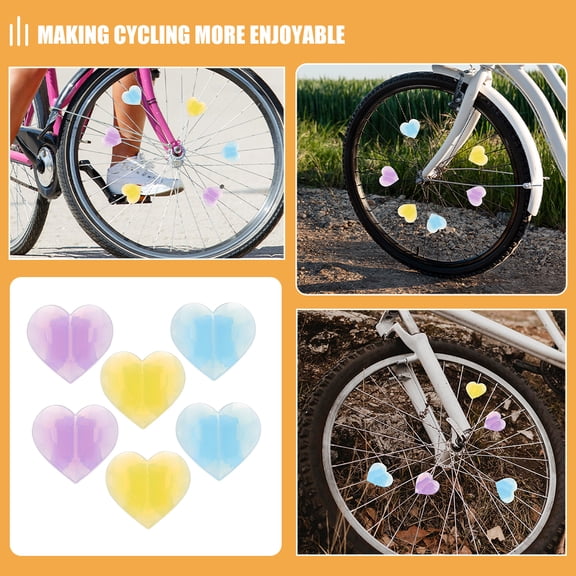 50pcs Bike Wheel Spoke Beads Wheel Decorations Kids Bike Accessories Colorful Spoke Beads for Wheel Decor