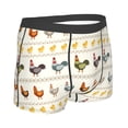 thumbnail image 3 of Daiia Funny Chicken Men's Underwear Boxer Briefs, Cotton Stretch Moisture-Wicking Underwear-Large, 3 of 9