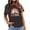Black, variant on Graphic Tennis Tees for Women T-Shirts Women's Summer Print Comfortable Fashionable Fit Colored Top Short Sleeved T Shirt Green S