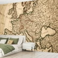 thumbnail image 2 of Peel and Stick Wallpaper Antique old map Modern Art Wall Mural Decor Self Adhesive and Removable 69in x 98in, 2 of 8