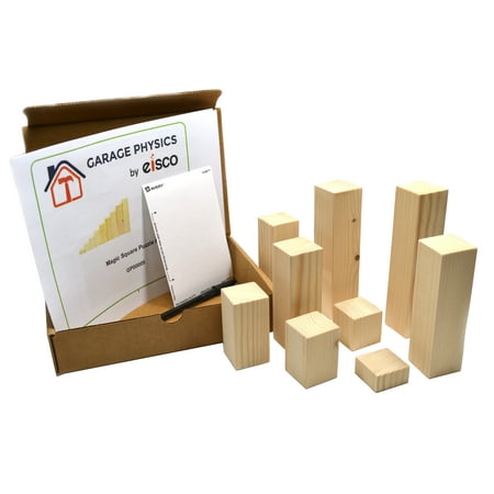 Magic Square Puzzle Kit - STEM Learning - Explore the Magic Square, Arithmetic Sequences, Binary Numbers & Math Basics in Physical Form - Garage Physics by (Best Way To Learn Physics)
